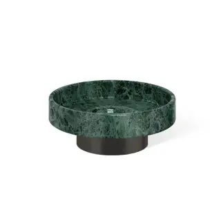 Decor Walther Century STS Мыльница с мраморной чашей, настольная, цвет: темная бронза 0587060