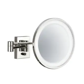 Decor Walther BS 40 PL Косметическое зеркало 26 см, подвесное, увел. 3x, цвет никель полир. 0102030