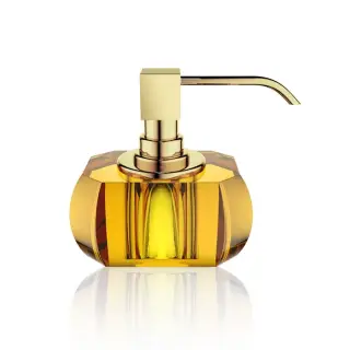 Decor Walther Kristall SSP Дозатор для жидкого мыла, настольный, цвет: золото 0924481