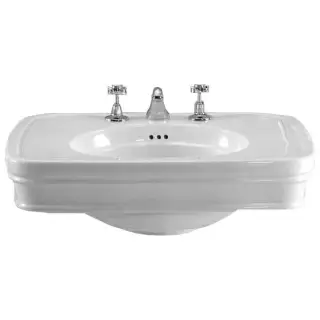 Devon&Devon Rose Раковина 70х57 см, с 3 отверстиями под смеситель, цвет белый IBLG3FROSE