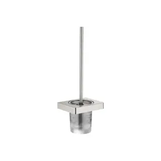 Dornbracht Lulu Ершик для унитаза подвесной, со стеклянной колбой, цвет: платина матовая 83900710-06