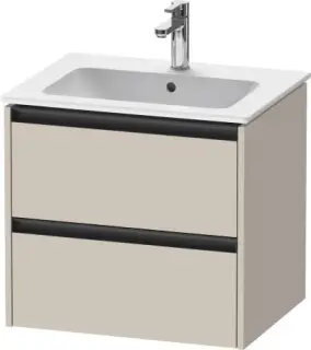 Duravit Ketho.2 Тумба под раковину 61x48x55h см, цвет: серо-коричневый мат. K25262091910000