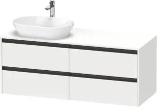 Duravit Ketho.2 Тумба под раковину 140x55x56,8h см, цвет: Gres Pietra Grey Opaco K24898L18180000