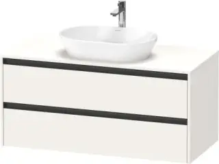 Duravit Ketho.2 Тумба под раковину с 2-мя ящ. 120x55x56,8h см, цвет: белый супермат. K24897084840000
