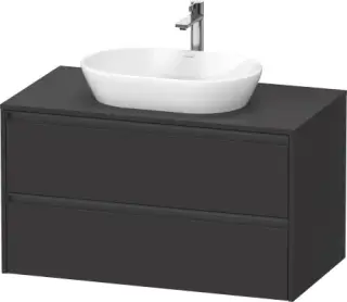 Duravit Ketho.2 Тумба под раковину 100x55x56,8h см, цвет: графит супермат. K24896080800000
