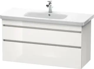 Duravit DuraStyle Тумба под раковину с 2-мя ящ. 113x44,8x61h см, цвет: белый глянц. DS649502222