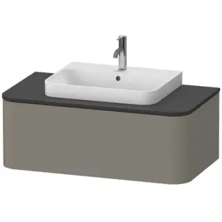Duravit Happy D.2 Plus Тумба подвесная 35,4x100xh48 cм, цвет stone grey satin matt HP493109292