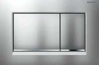 Geberit Sigma 30 Кнопка смыва для инсталляции, цвет: хром матовый, полоска хром глянцевый 115.883.KN.1