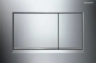 Geberit Sigma 30 Кнопка смыва для инсталляции, цвет: хром глянцевый, полоска хром матовый 115.883.KH.1