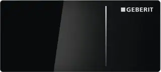 Geberit Sigma 70 Кнопка дистанционного смыва для инсталляции Sigma 12, стекло цвет: черный глянцевый 115.630.SJ.1