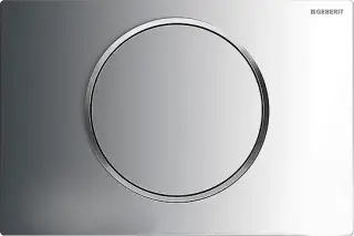 Geberit Sigma 10 Кнопка смыва для инсталляции, 1 режим, цвет: нержавеющая сталь 115.758.SN.5