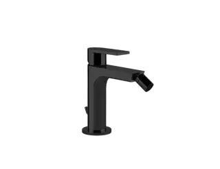 Gessi Emporio Via manzoni Смеситель для биде, однорычажный, с донным клапаном, цвет: matte black 38608#299