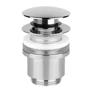Gessi Донный клапан для раковины Stop&Go на 1 1/4, без перелива, цвет: chrome 01420#031