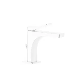 Gessi Rilievo Смеситель для раковины на 1 отв., излив 12,6 cм, цвет bianco CN 59001#279