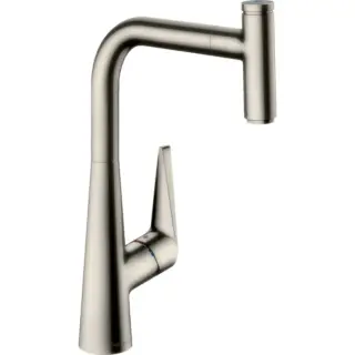 Hansgrohe Talis Select M51 Смеситель для кух. мойки однорыч. 300, с выд. излив. цвет: нержав. сталь 72826800