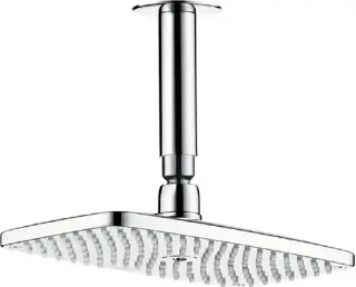 Hansgrohe Raindance E Верхний душ 25x15 см, 1 вид струи, кронштейн потолочный 10 см, цвет: хром 27380000