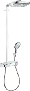 Hansgrohe Raindance Select E Душевая стойка: термостат, верхний душ 3 режима 32x16 см, цвет: хром 27127000