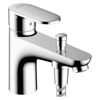 Hansgrohe Vernis Blend Смеситель на борт ванны однорычажный Monotrou, 2 режима расхода, цвет: хром 71446000