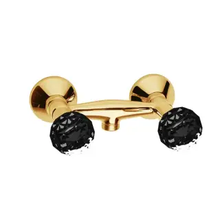 Jorger Florale Crystal Смеситель для душа, цвет: золото/black 600.20.200.020-12