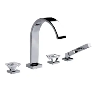 Jorger Empire Royal Crystal Смеситель для ванны, цвет: хром/crystal 626.40.100.000-11