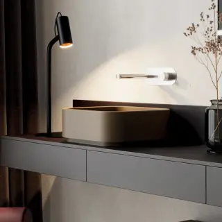 Kerasan Hako Раковина чаша d40x15h см, без перелива, без д/к, цвет: Nocciola matt 554481