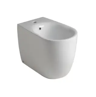 Kerasan Nolita Биде напольное 55x35 см, с 1 отвер. под смес., с перел. и креп., цвет: Bianco 532001*1