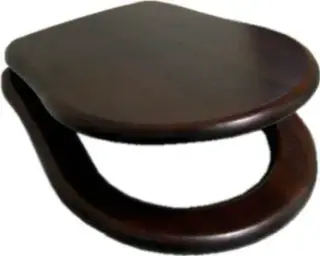 Kerasan Retro Крышка-сиденье для унитаза, крепление бронза, цвет: Noce massello 109340