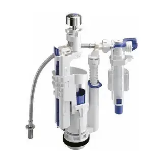 Kerasan Waldorf Механизм слива для бачка унитаза, цвет: Cromo 751390