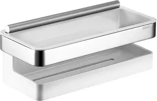 Keuco Collection Moll Полка корзинка со стеклоочистителем 24x11x9,1h см, цвет: хром 12759 010000