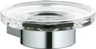 Keuco Plan Мыльница со стеклянной чашей, подвесная, цвет: хром 14955 019000