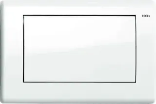 Tece Planus Кнопка смыва для унитаза, металл, цвет: белый глянцевый 9240314