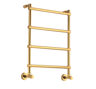 Margaroli Sole 442 Полотенцесушитель водяной для ГВС 53,5х71h (int 47), нижнее, цвет: gold 4424704(26)GDN