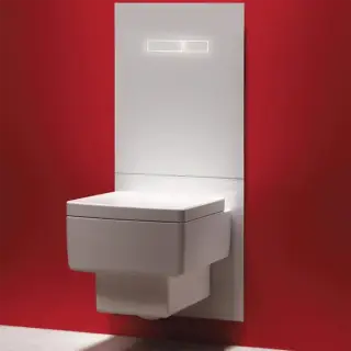 Tece Lux Верхняя панель из стекла с механическим блоком управления, цвет: белый глянцевый 9650000