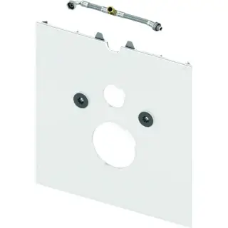 Tece Lux Нижняя панель из стекла для унитаза-биде, цвет: белый глянцевый 9650102