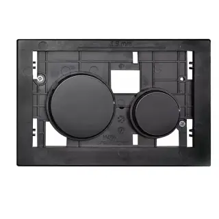 Tece Loop Кнопка смыва для унитаза, клавиши без панели, пластик, цвет: черный 9240667