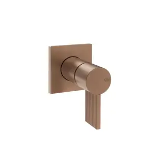 Gessi Inverso Rigato Смеситель для раковины термостат. встр., без вн. части, цвет:copper brushed PVD 73509#708