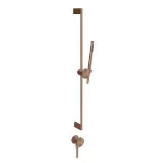 Gessi Origini Душевой гарнитур: ручной душ 1 вид струи, держ., шланг 150см, цвет: copper brushed PVD 66142#708