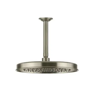 Gessi Venti20 Верхний душ d32,8 см, 1 вид струи, кронш. потол. 29,3 см, цвет: finox brushed nickel 65153#149
