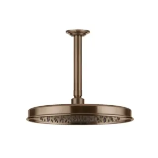 Gessi Venti20 Верхний душ d32,8 см, 1 вид струи, кронштейн потол. 29,3 см, цвет: copper brushed PVD 65153#708