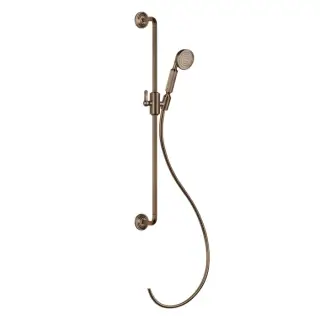 Gessi Venti20 Душевой гарнитур: ручной душ, штанга 86,5 см, шланг 150 см, цвет: copper brushed PVD 65144#708