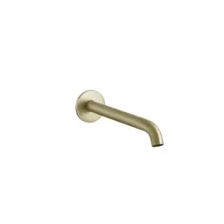 Gessi 316 Излив настенный для раковины 21 см, цвет: brushed brass PVD 54110#727
