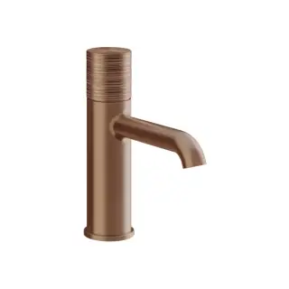 Gessi Habito Смеситель для раковины, без д/к, длина излива 13,1 см, цвет: copper brushed PVD 70302#708