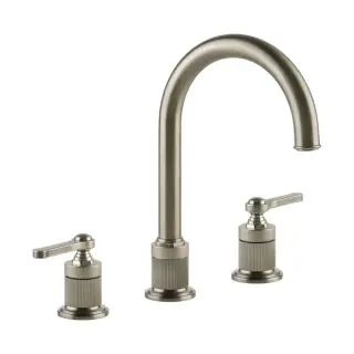 Gessi Venti20 Смеситель для раковины высокий на 3 отверстия, без д/к, цвет: finox brushed nickel 65016#149