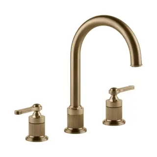Gessi Venti20 Смеситель для раковины высокий на 3 отверстия, без д/к, цвет: warm bronze brushed PVD 65016#726