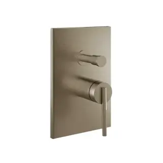 Gessi Ingranaggio Смеситель для душа 2 потребителя, встр., внешняя часть, цвет: finox brushed nickel 63577#149