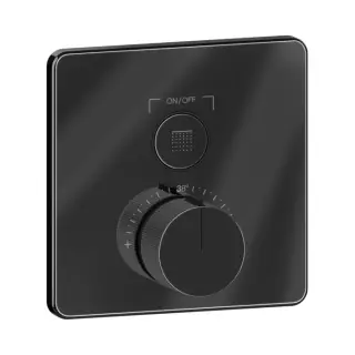 Gessi Hi-Fi Смеситель для душа термостатический на 1 потребитель, встраиваемый, цвет:black metal PVD 38717#706