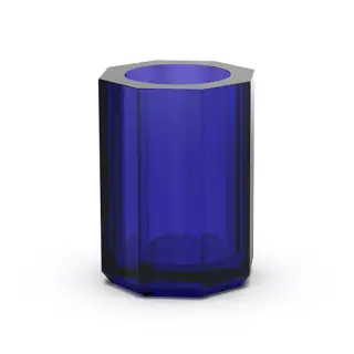 Decor Walther Kristall Ber Стакан настольный, хрустальное стекло, цвет: capri blue 0923995