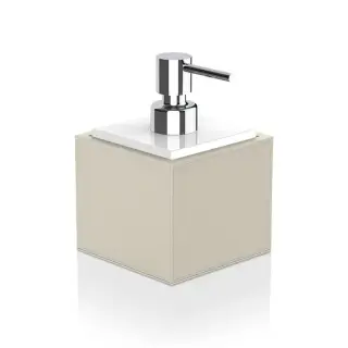 Decor Walther Brownie SSP Дозатор для мыла, настольный, искусственная кожа, цвет: хром 0937147