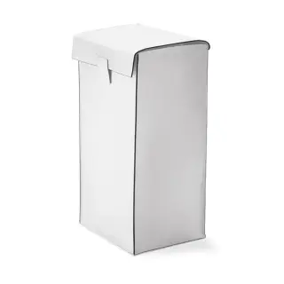 Decor Walther Nappa WB Корзина для белья напольная 37x30x66h см, натур. кожа, цвет: белый матовый 0938850