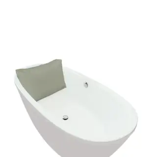 Decor Walther Loft WK Подушка для ванной, нейлон, цвет: рид серый 0952493